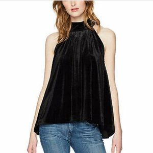 NWT French Connection Black Velvet Top